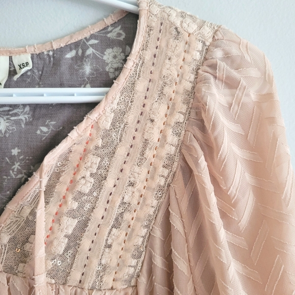 One September Anwen Boho Peasant Midi Dress - Picture 3 of 9